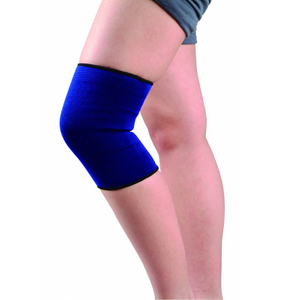 Dukungan elastis lutut biru kompresi untuk perlindungan