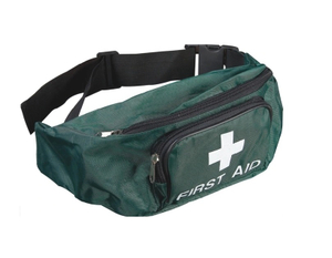 Tas pertolongan pertama darurat hijau yang dapat digunakan kembali dengan sabuk